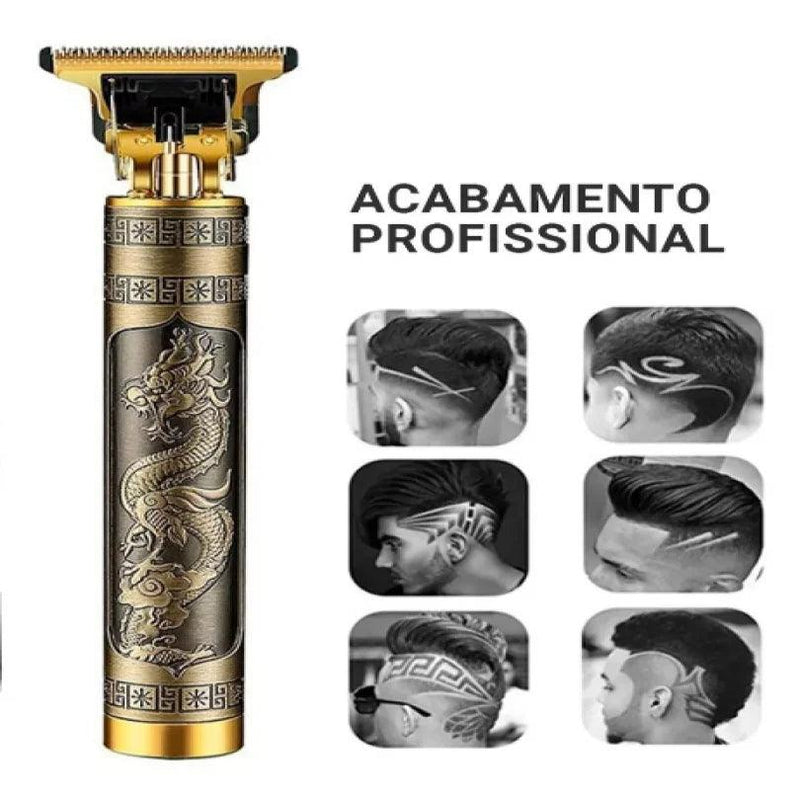 maquina de cortar pelo para hombres Profissional Dragão Acabamento Sem Fio Cabelo Barba