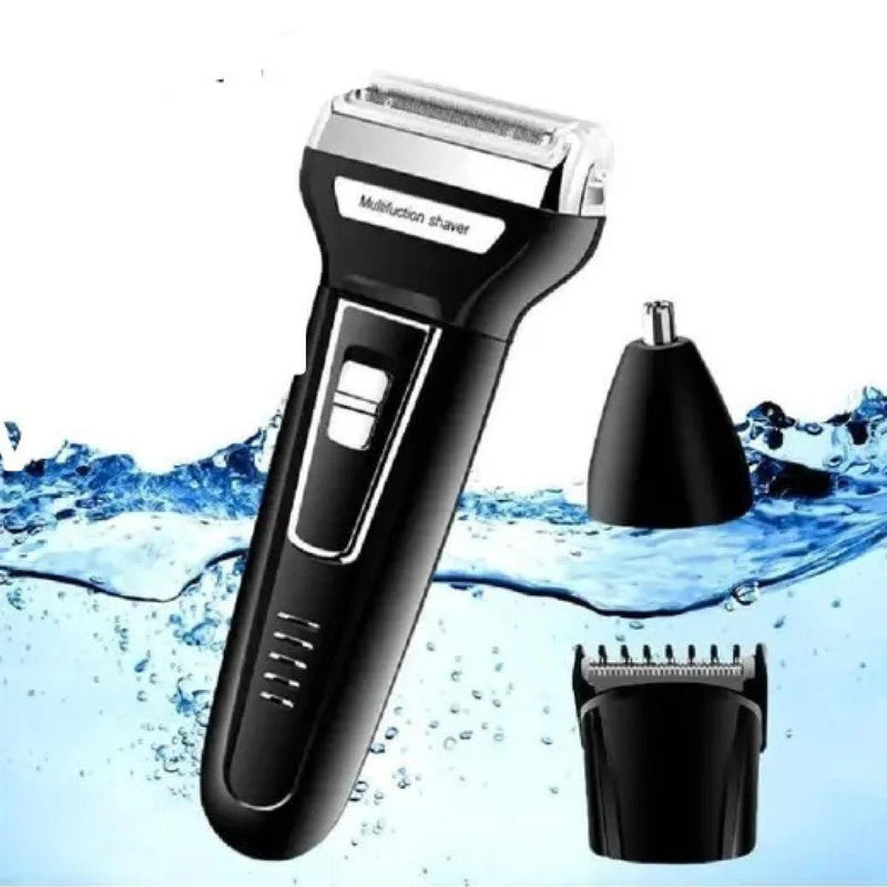 Máquina de barbear 3 em 1 nariz barba e corpo