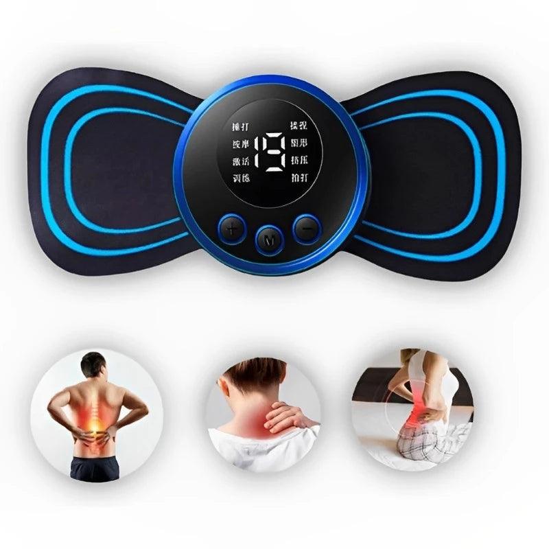 Mini Massageador Elétrico Portátil EMS