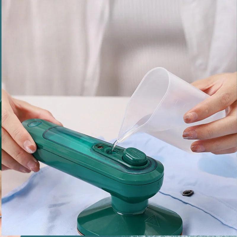 Mini Ferro de Passar Roupa Elétrico Portátil para Viagem a Vapor