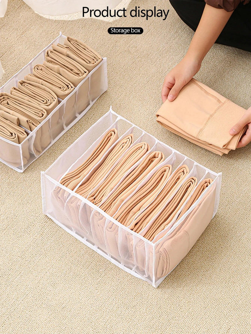 Organizador de Roupas Íntimas Multipeças Costuradas com Contraste de 1 Peça: