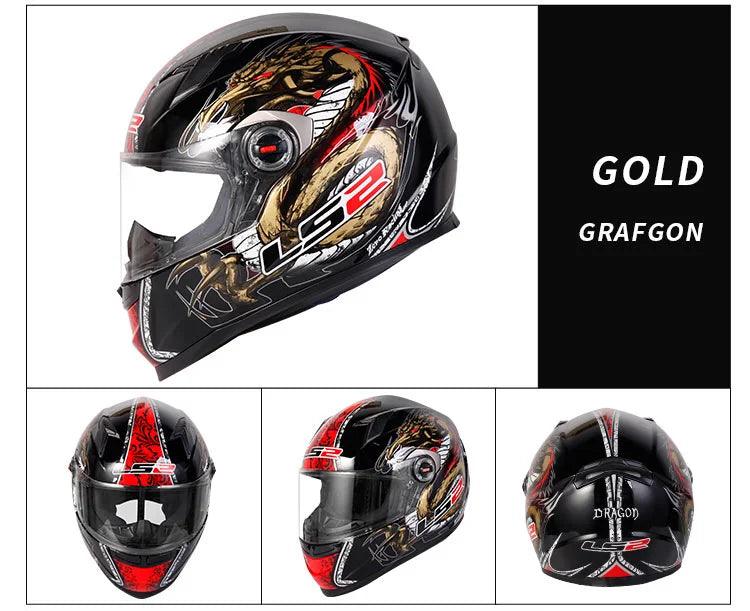 Capacete ls2 da motocicleta