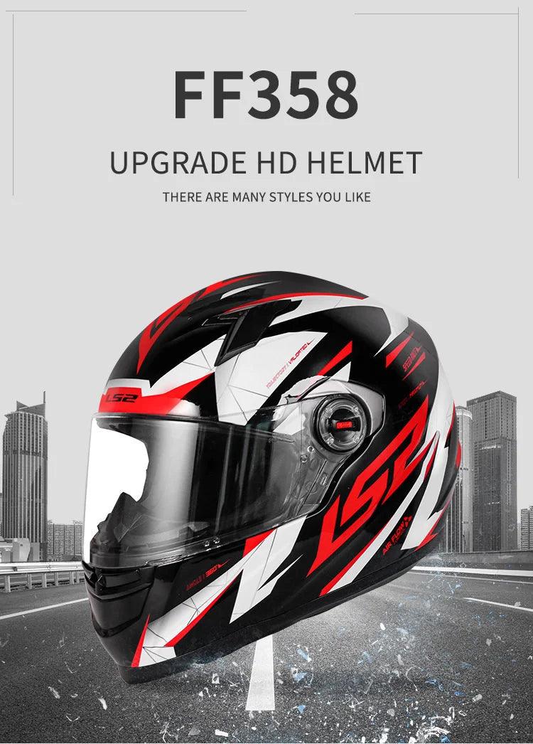 Capacete ls2 da motocicleta
