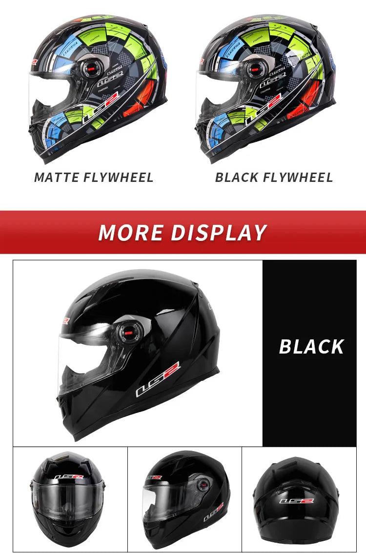 Capacete ls2 da motocicleta