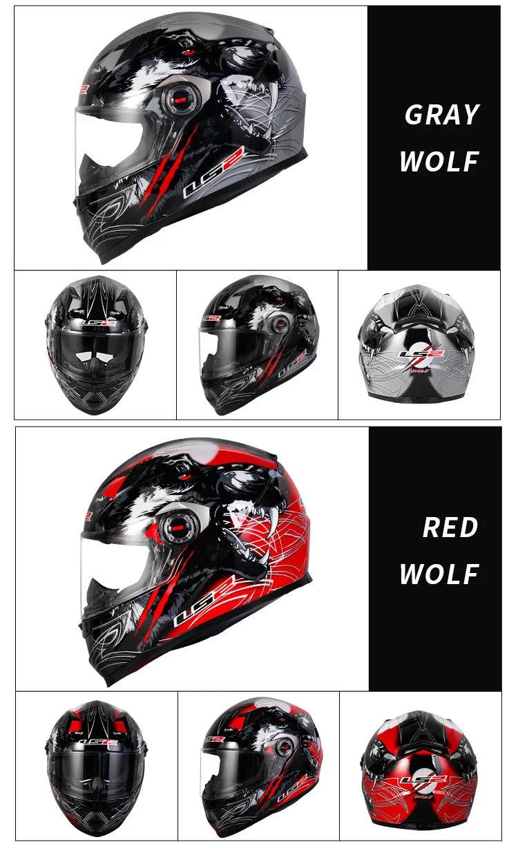 Capacete ls2 da motocicleta