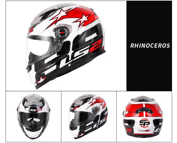 Capacete ls2 da motocicleta