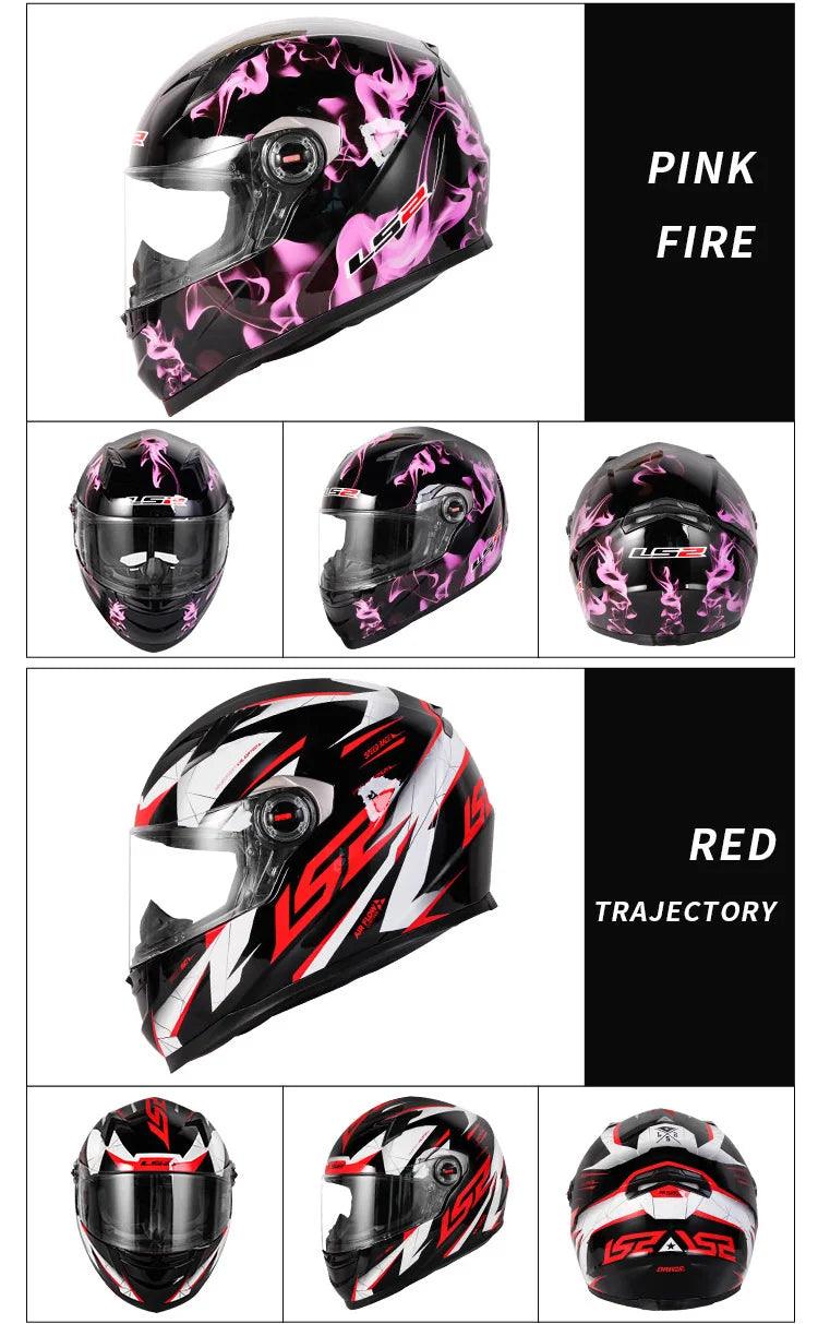 Capacete ls2 da motocicleta