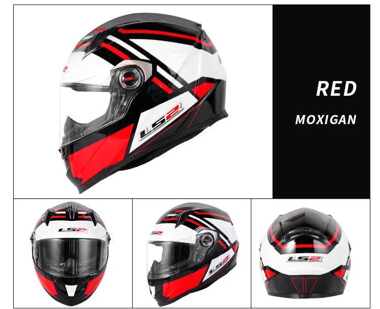 Capacete ls2 da motocicleta
