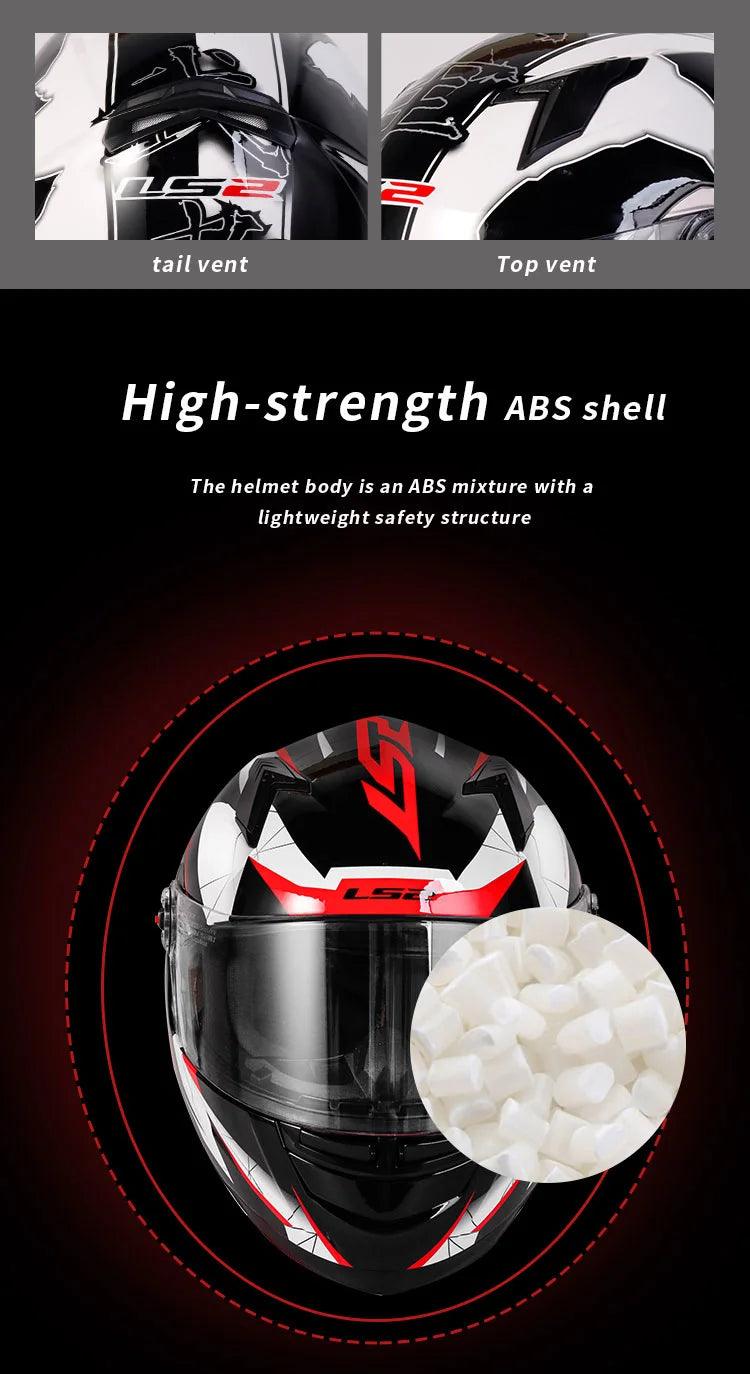 Capacete ls2 da motocicleta