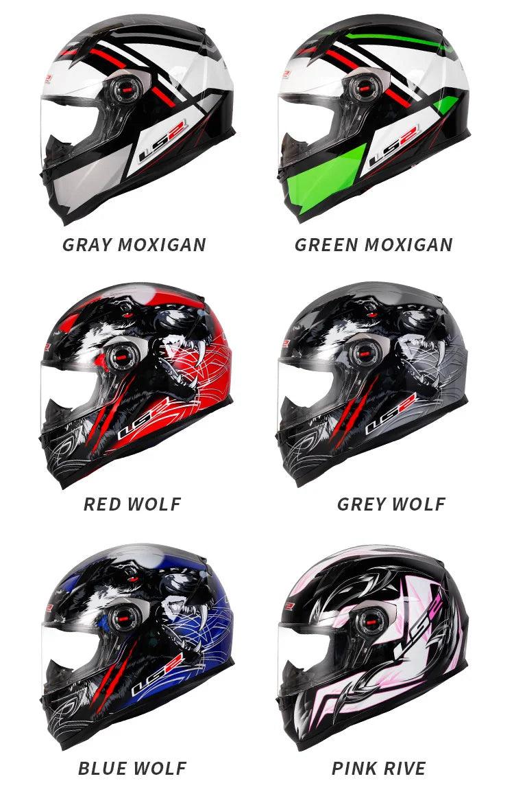 Capacete ls2 da motocicleta