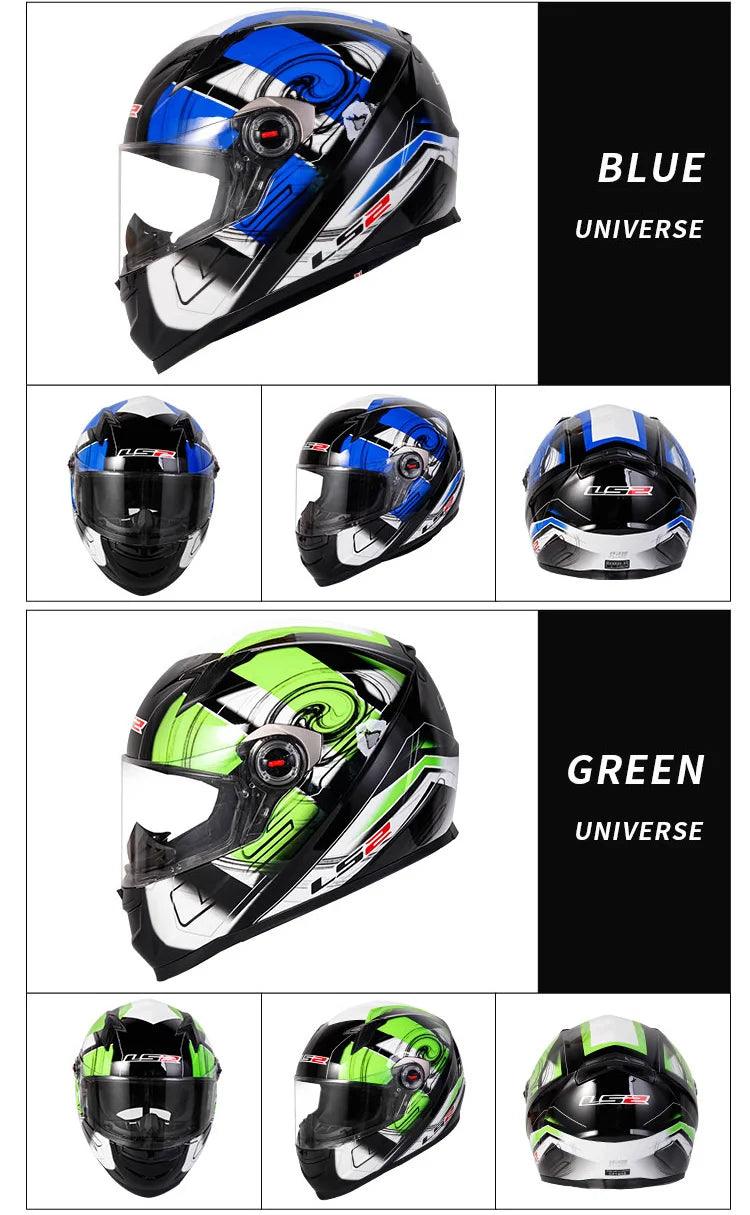 Capacete ls2 da motocicleta