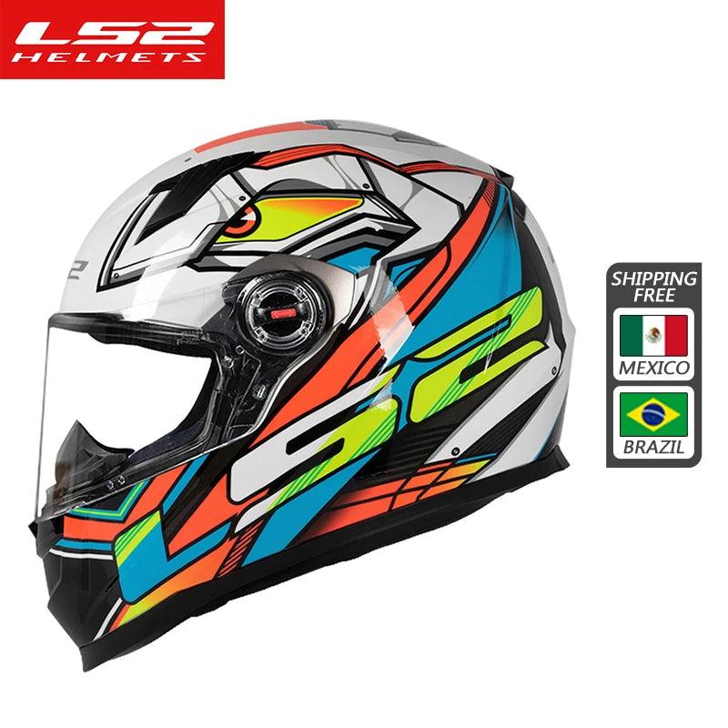Capacete ls2 da motocicleta