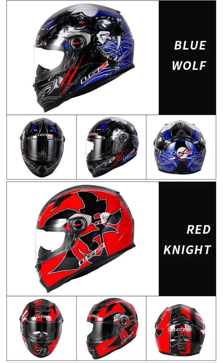 Capacete ls2 da motocicleta