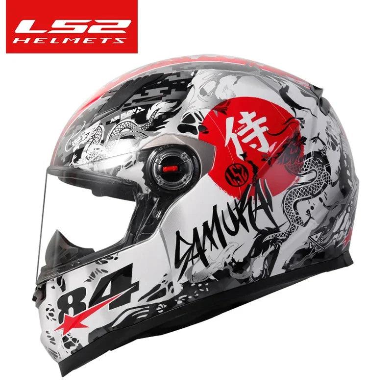 Capacete ls2 da motocicleta