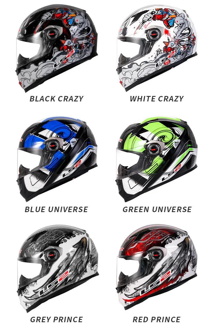 Capacete ls2 da motocicleta