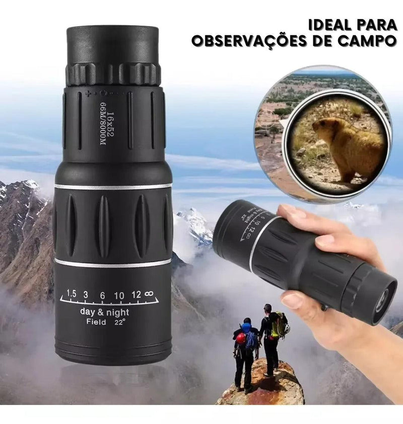 Telescópio profissional Super Monocle